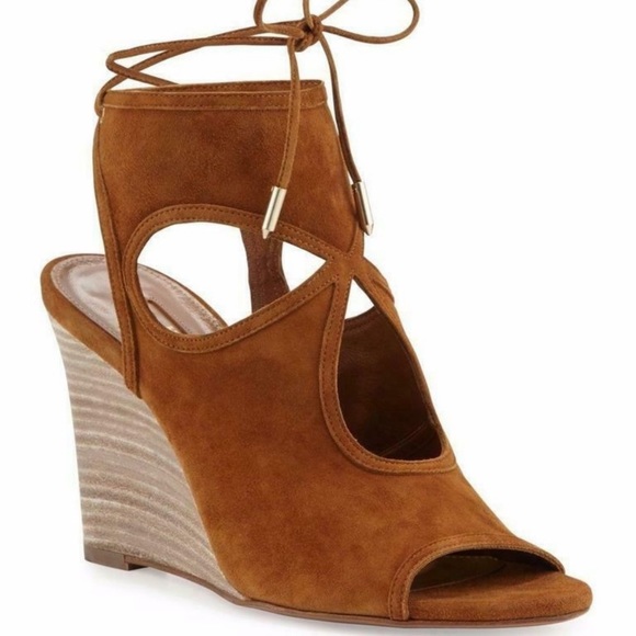 Aquazzura Shoes - Aquazurra Sexy Thing Wedge Sandals New